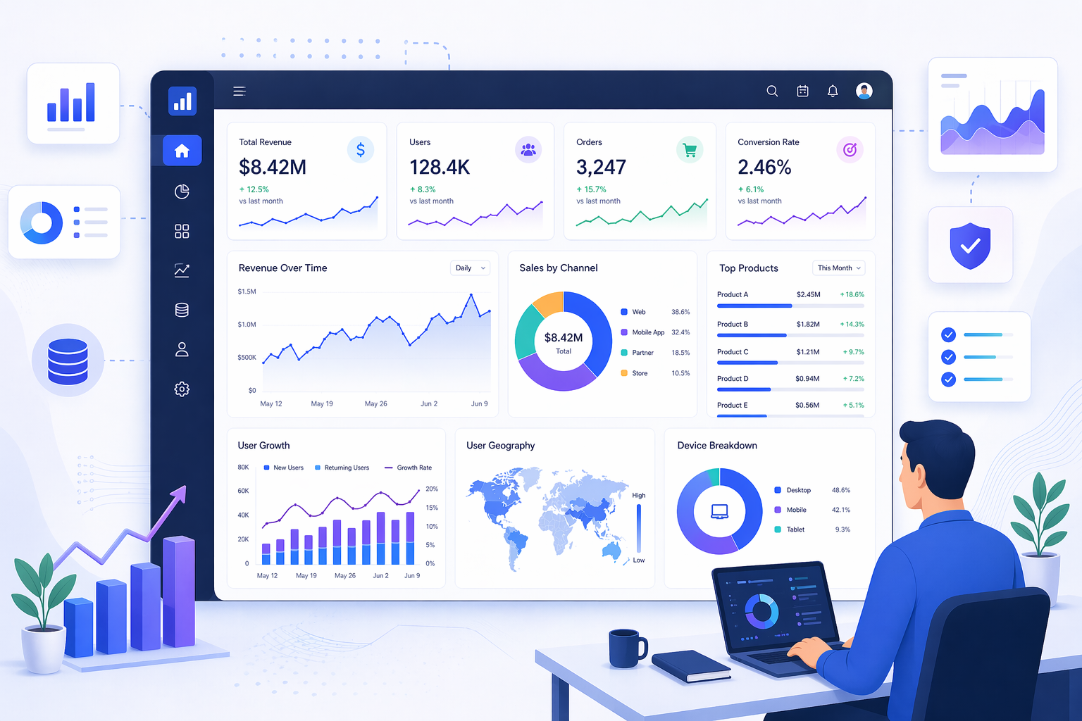 Analytics dashboard